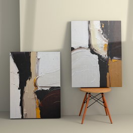 Wallity Cuadro Decorativo de Lienzo Multicolor (2 Piezas) 50 x 70 cm